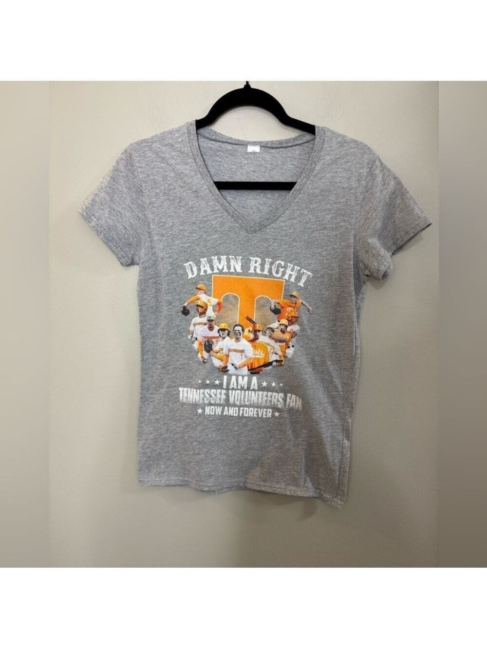 Women's "Damn Right I Am A Tennessee Volunteers Fan Now and Forever" Baseball